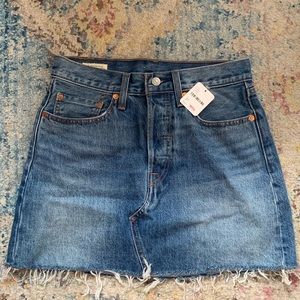 Levi denim skirt